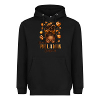 Black have a melanin christmas afro messy bun Heavyweight Hoodie - texasbilliewilder