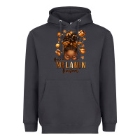 Smoke have a melanin christmas afro messy bun Heavyweight Hoodie - texasbilliewilder