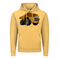 Vintage Mustard Dump Truck Vintage Hoodie - LillyAllenDesigns