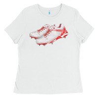 White red cleats fa element Ladies Tee - FaDigitalArtStudio