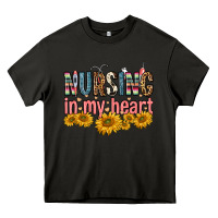 Asphalt nursing in my heart Heavy Core Tee - FaDigitalArtStudio