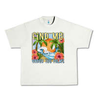 Pistachio find me under the palms Urban Heavy Tee - MaliasSmallBusiness