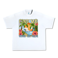 White find me under the palms Urban Heavy Tee - MaliasSmallBusiness