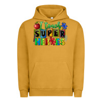 Pigment Peanut Butter I teach super heroes Urban Hoodie - FaDigitalArtStudio