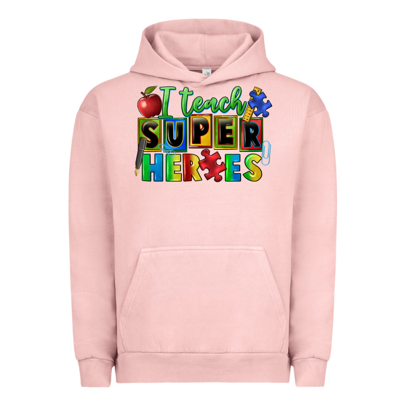 I Teach Super Heroes Urban Hoodie by FaDigitalArtStudio | Teevron