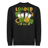 Black loaded on luck Heavyweight Sweatshirt - MaliasSmallBusiness