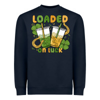 Navy loaded on luck Heavyweight Sweatshirt - MaliasSmallBusiness