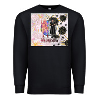 Black gothic girl and colorful girl best friends with ro Premium Sweatshirt - TumblerDesignByShophia