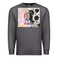 Charcoal Heather gothic girl and colorful girl best friends with ro Premium Sweatshirt - TumblerDesignByShophia