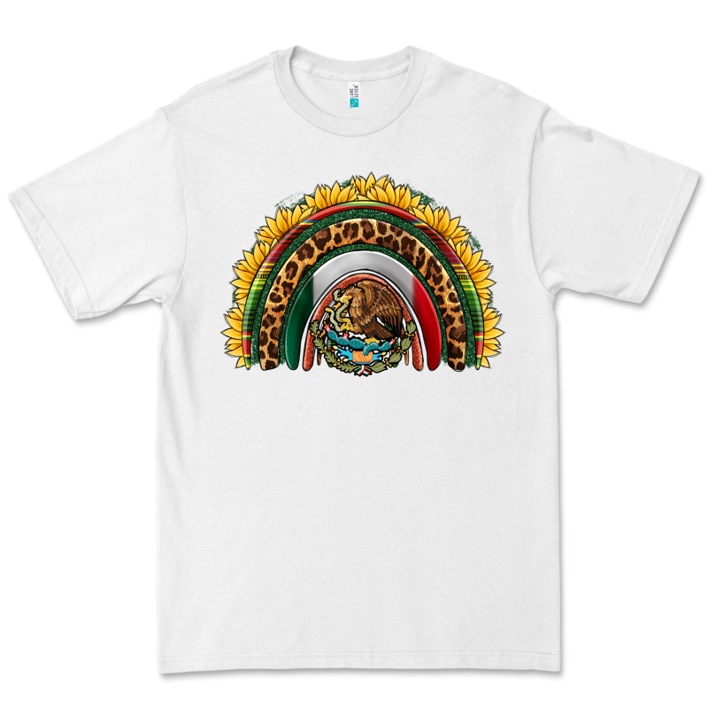 Mexico Sunflower Rainbow Premium Tee by HRA Design Shop | Teevron