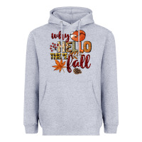 Heather Grey Why hello there Fall Heavyweight Hoodie - NancyCooperArtShop