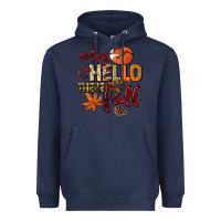 Navy Why hello there Fall Heavyweight Hoodie - NancyCooperArtShop
