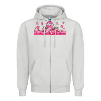 Dove Grey breast cancer american football Zipper Hoodie - Jasminsmagicworld