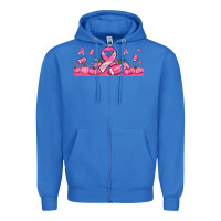 True Royal breast cancer american football Zipper Hoodie - Jasminsmagicworld
