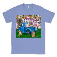 Colony Blue happy easter truck Classic Tee - CowhideDigitalArt