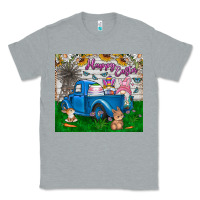 Heather Grey happy easter truck Classic Tee - CowhideDigitalArt