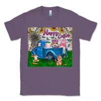 Lavender happy easter truck Classic Tee - CowhideDigitalArt