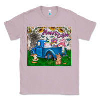 Lilac happy easter truck Classic Tee - CowhideDigitalArt