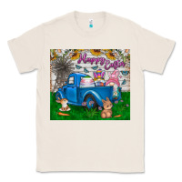 Natural happy easter truck Classic Tee - CowhideDigitalArt