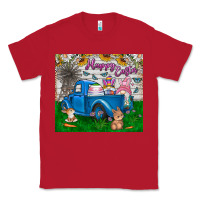 Red happy easter truck Classic Tee - CowhideDigitalArt