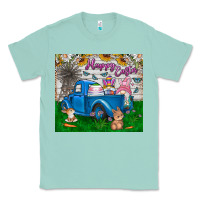 Seafoam happy easter truck Classic Tee - CowhideDigitalArt