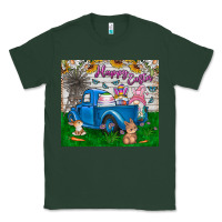 Sports Green happy easter truck Classic Tee - CowhideDigitalArt