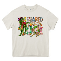 Cream i roared my way through 100 days Heavy Core Tee - RacoonDesign