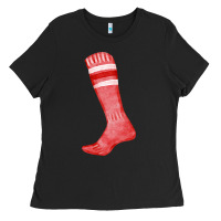 Black red sock fa element Ladies Tee - FaDigitalArtStudio