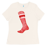 Bone red sock fa element Ladies Tee - FaDigitalArtStudio
