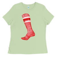 Matcha red sock fa element Ladies Tee - FaDigitalArtStudio