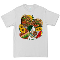 Dove Grey mexico heart and sunflower Premium Tee - HRA Design Shop
