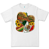 White mexico heart and sunflower Premium Tee - HRA Design Shop