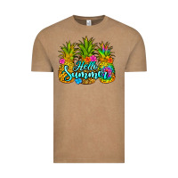 Vintage Coffee hello summer pineapple Vintage Tee - Jasminsmagicworld