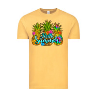 Vintage Mustard hello summer pineapple Vintage Tee - Jasminsmagicworld