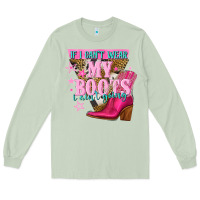Matcha if i cant wear my boots i aint going Long Sleeve Tee - NancyCooperArtShop