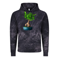 Cloud Black Ficus Ginsenge Vintage Hoodie - LillyAllenDesigns
