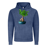Vintage Denim Ficus Ginsenge Vintage Hoodie - LillyAllenDesigns