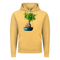 Vintage Mustard Ficus Ginsenge Vintage Hoodie - LillyAllenDesigns