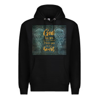 Black i have you in my heart Premium Hoodie - TumblerDesignByShophia
