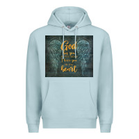 Blue Mist i have you in my heart Premium Hoodie - TumblerDesignByShophia