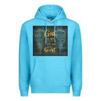 Ocean Blue i have you in my heart Premium Hoodie - TumblerDesignByShophia