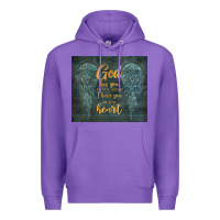 Purple i have you in my heart Premium Hoodie - TumblerDesignByShophia
