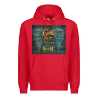 Red i have you in my heart Premium Hoodie - TumblerDesignByShophia