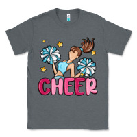 Charcoal Heather cheer Classic Tee - MaliasSmallBusiness