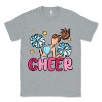 Heather Grey cheer Classic Tee - MaliasSmallBusiness
