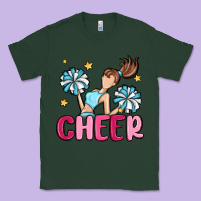 Cheer Classic Tee Designed By Maliassmallbusiness