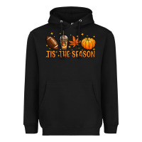 Black Tis' the season Heavyweight Hoodie - NancyCooperArtShop