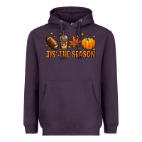 Plum Tis' the season Heavyweight Hoodie - NancyCooperArtShop