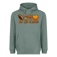 Sage Tis' the season Heavyweight Hoodie - NancyCooperArtShop