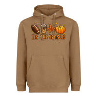 Toasted Coconut Tis' the season Heavyweight Hoodie - NancyCooperArtShop